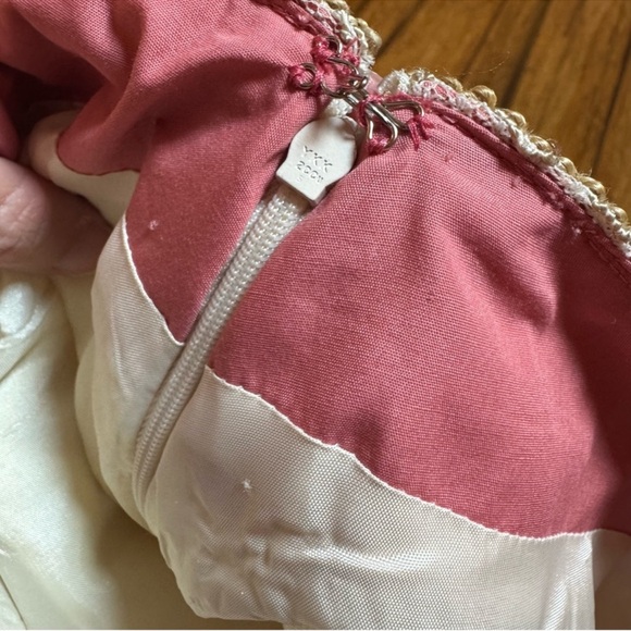 Cynthia Steffe Cream and Orange A-Line Skirt - Picture 5 of 9